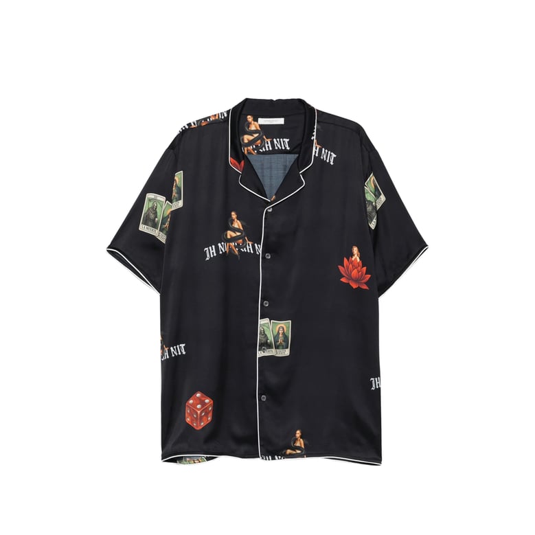 shirt black graphic print by Selfnex
