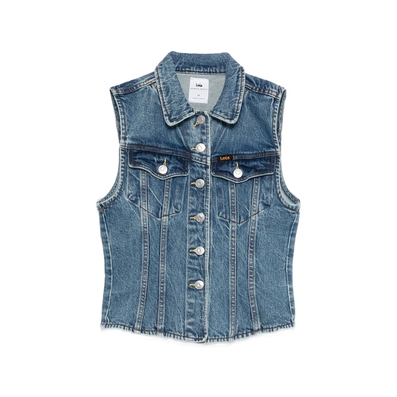 outerwear with blue button fastening by Selfnex
