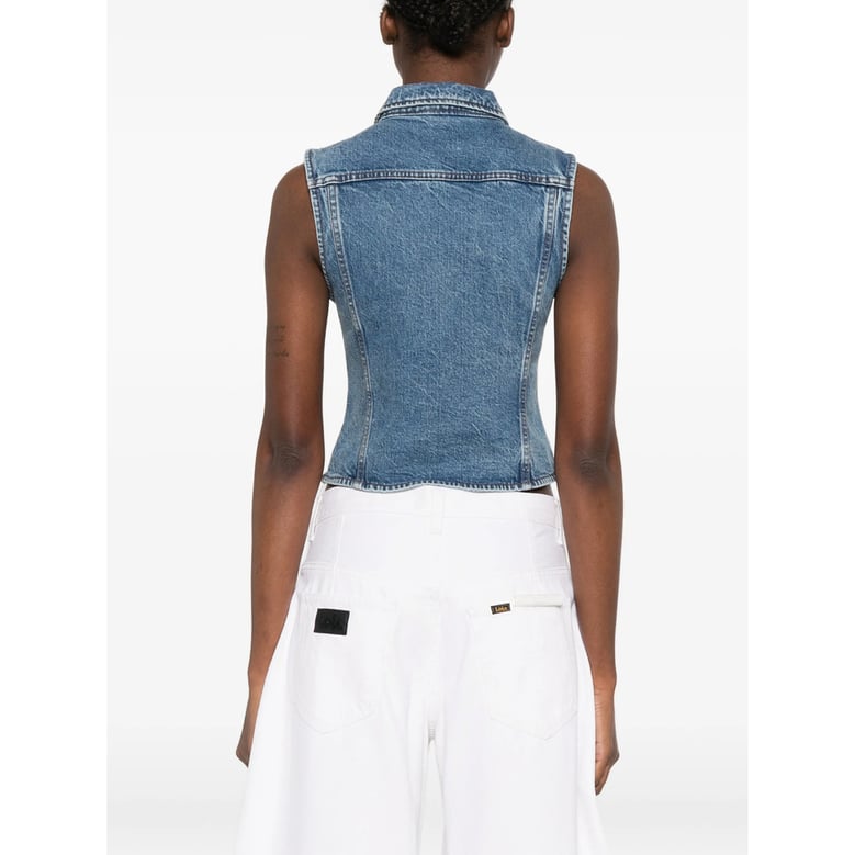 outerwear with blue button fastening by Selfnex