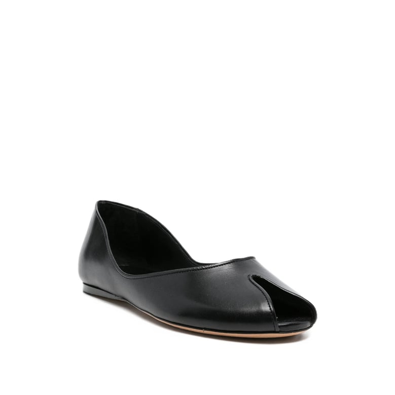 jude black peep toe shoes by Selfnex