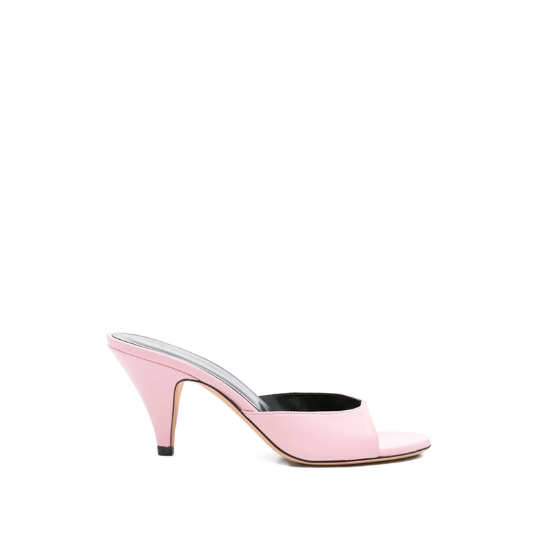 peep toe stiletto heels pink by Selfnex
