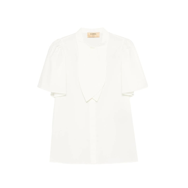 shirt short sleeve white by Selfnex