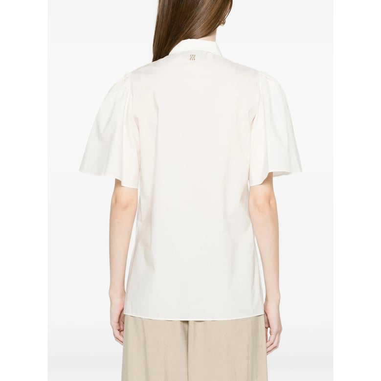 shirt short sleeve white by Selfnex