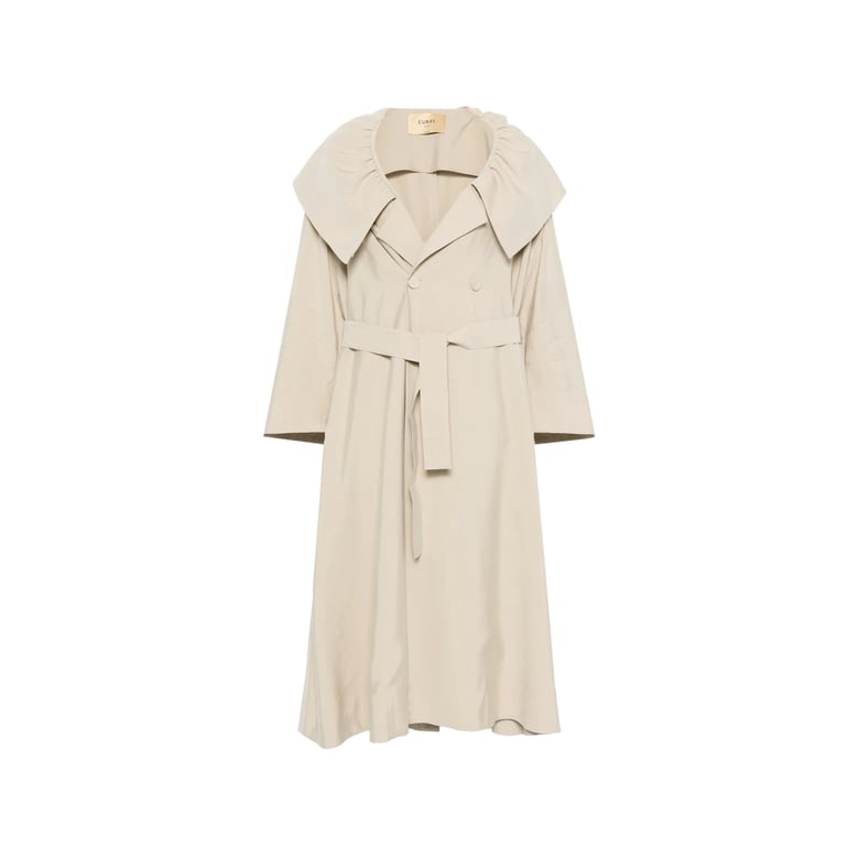 raincoat double-breasted beige by Selfnex