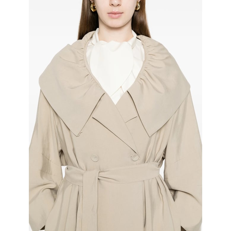 raincoat double-breasted beige by Selfnex