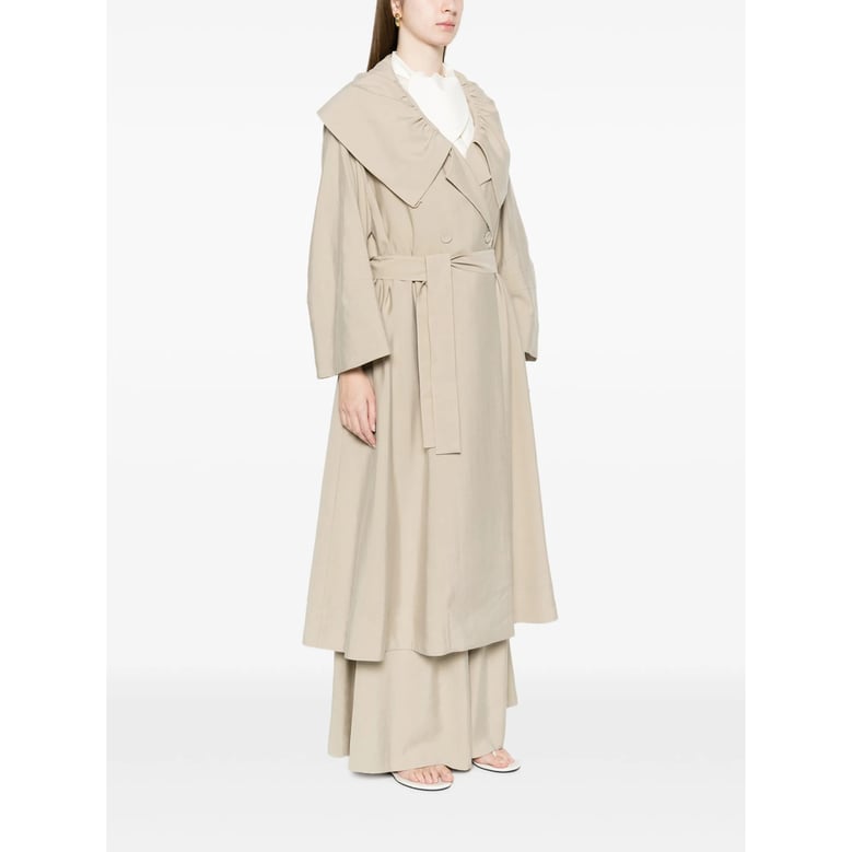 raincoat double-breasted beige by Selfnex