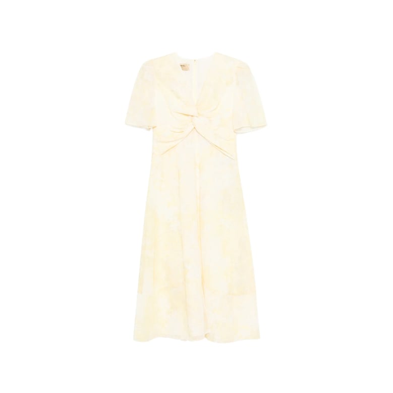 dress v-neck yellow by Selfnex