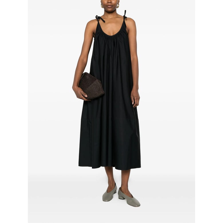 a-line dress with gathered detail by Selfnex