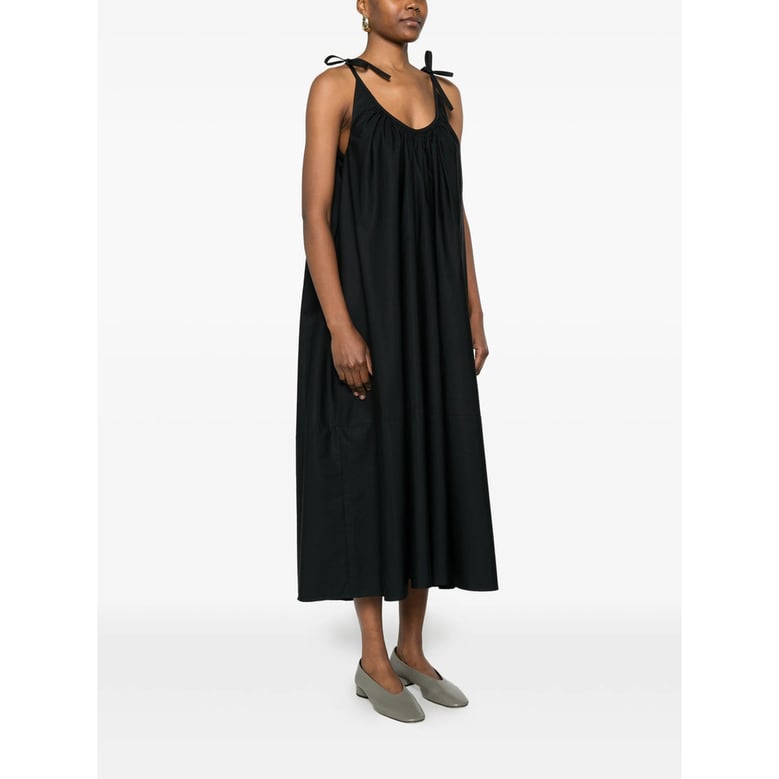 a-line dress with gathered detail by Selfnex