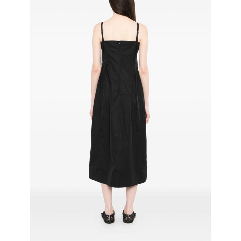 spaghetti strap black dress by Selfnex