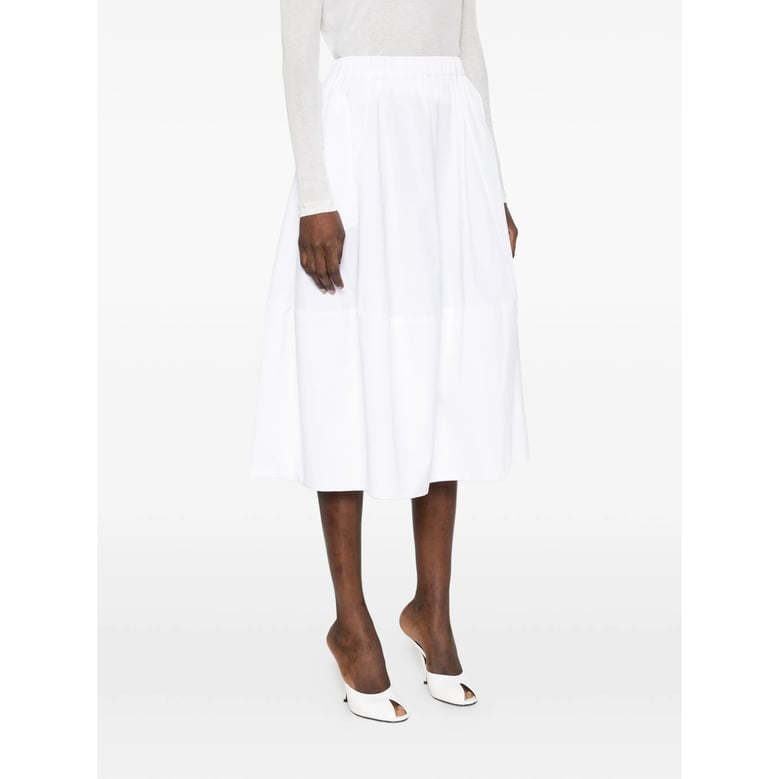 skirt a-line white by Selfnex