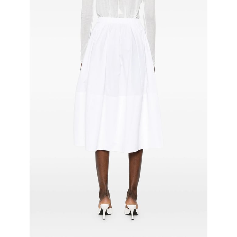 skirt a-line white by Selfnex