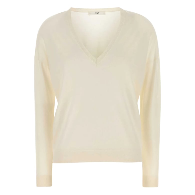 cashmere v-neck sweater by Selfnex