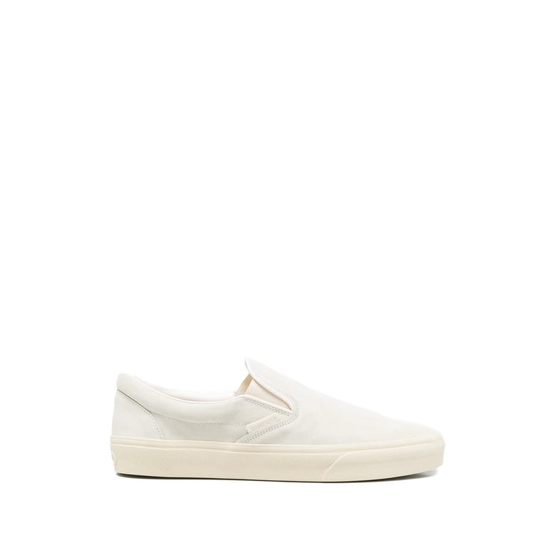 beige slip-on sneakers by Selfnex