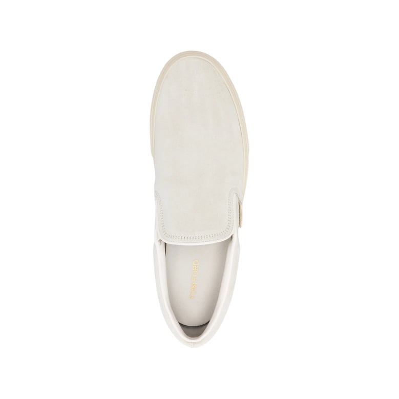 beige slip-on sneakers by Selfnex