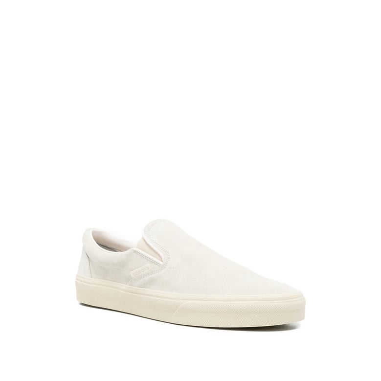beige slip-on sneakers by Selfnex