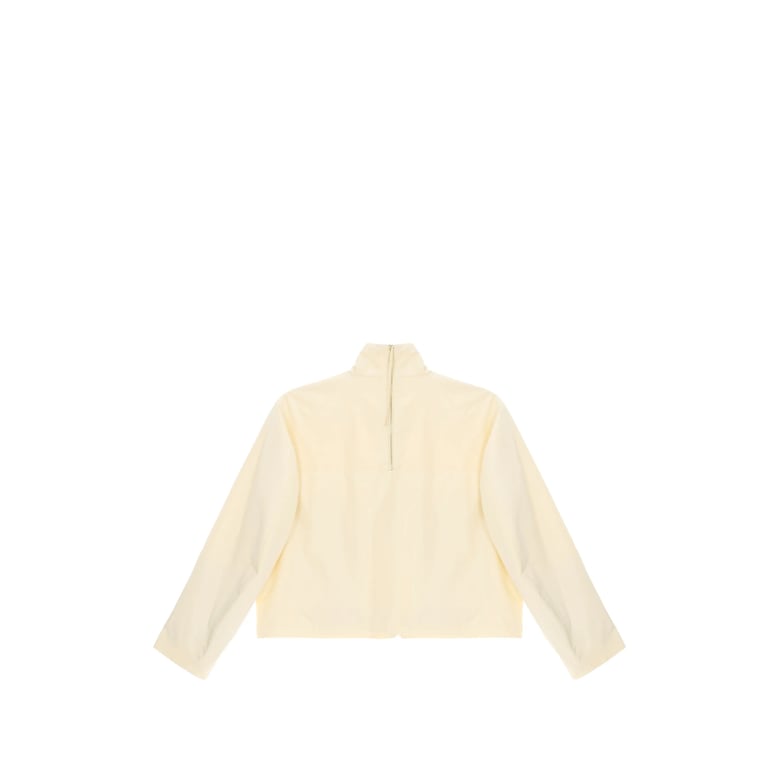 light yellow zip fastening outerwear by Selfnex