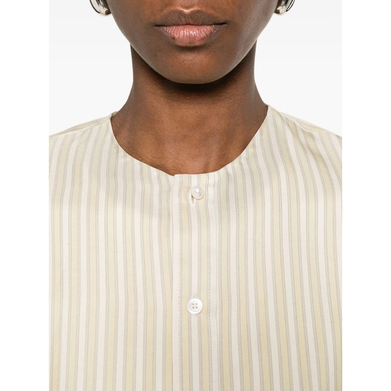 shirt silk neutrals/white by Selfnex