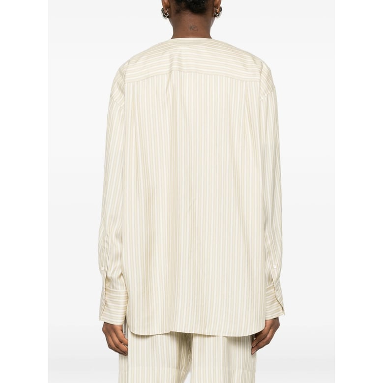 shirt silk neutrals/white by Selfnex