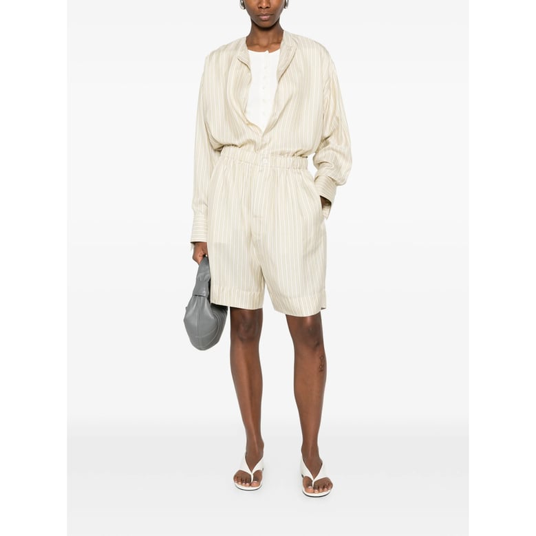 shirt silk neutrals/white by Selfnex