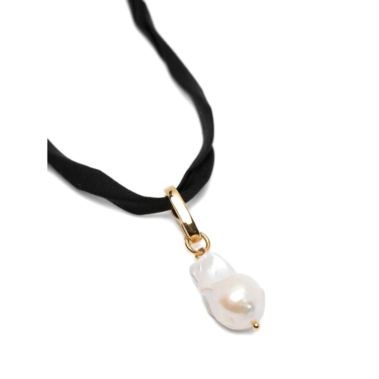 key pendant necklace gold/white by Selfnex