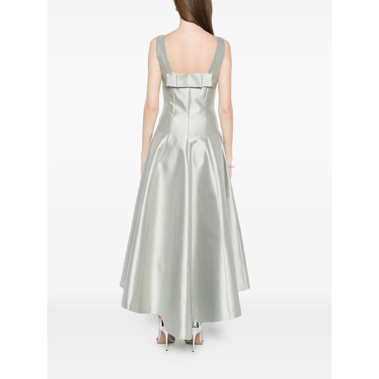 dress square neck green by Selfnex