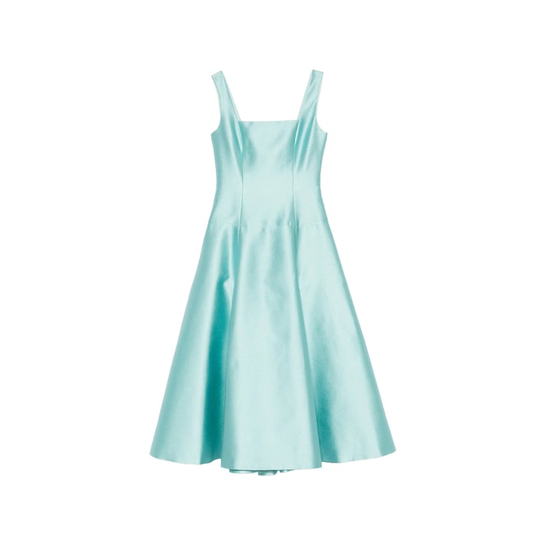 dress blue silk by Selfnex