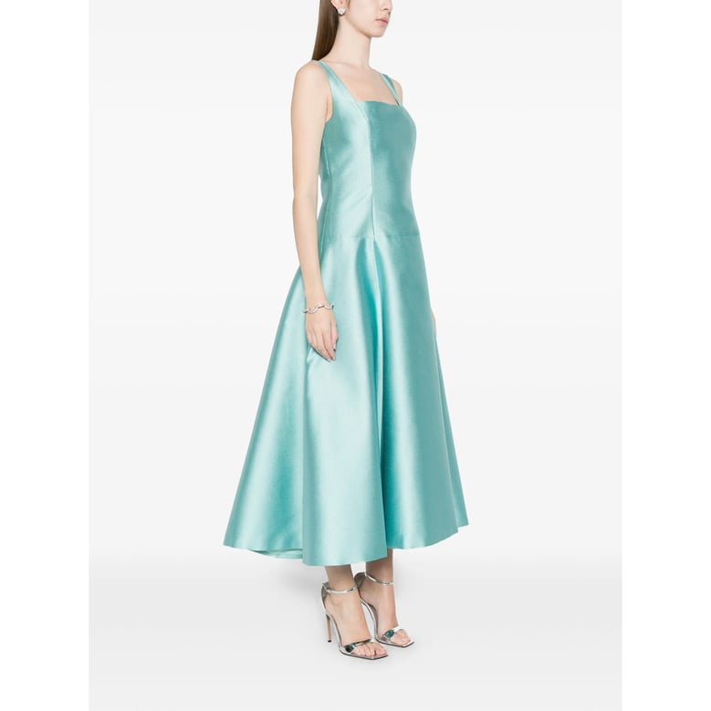 dress blue silk by Selfnex