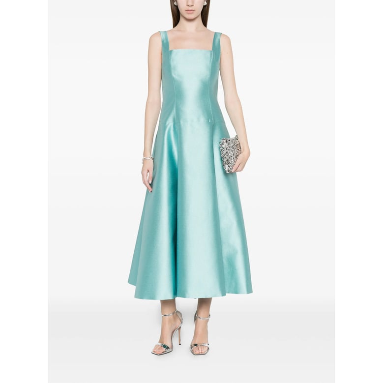 dress blue silk by Selfnex