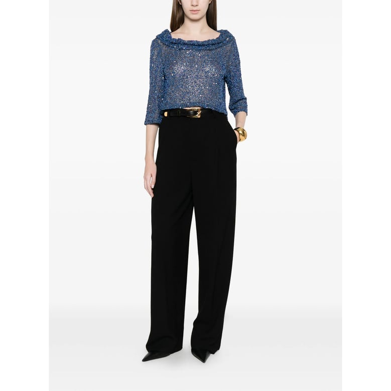 dress sequin embellished blue by Selfnex