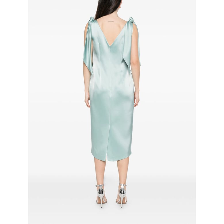 dress ice blue silk by Selfnex
