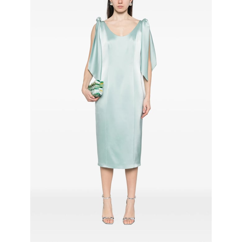 dress ice blue silk by Selfnex