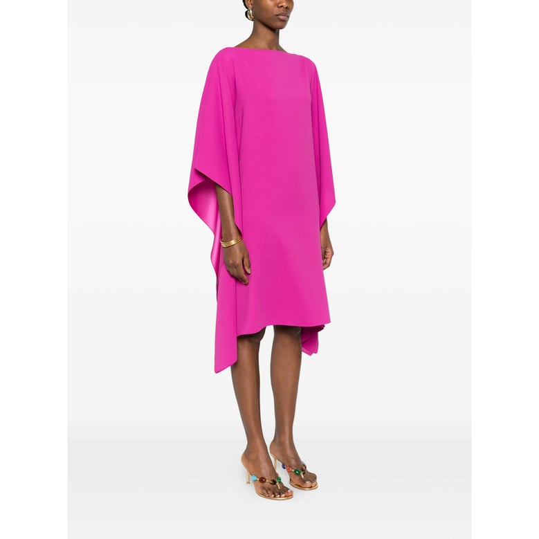 dress with cape sleeves pink by Selfnex