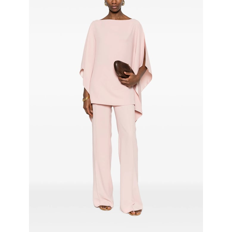 wide leg trousers with slip pockets by Selfnex
