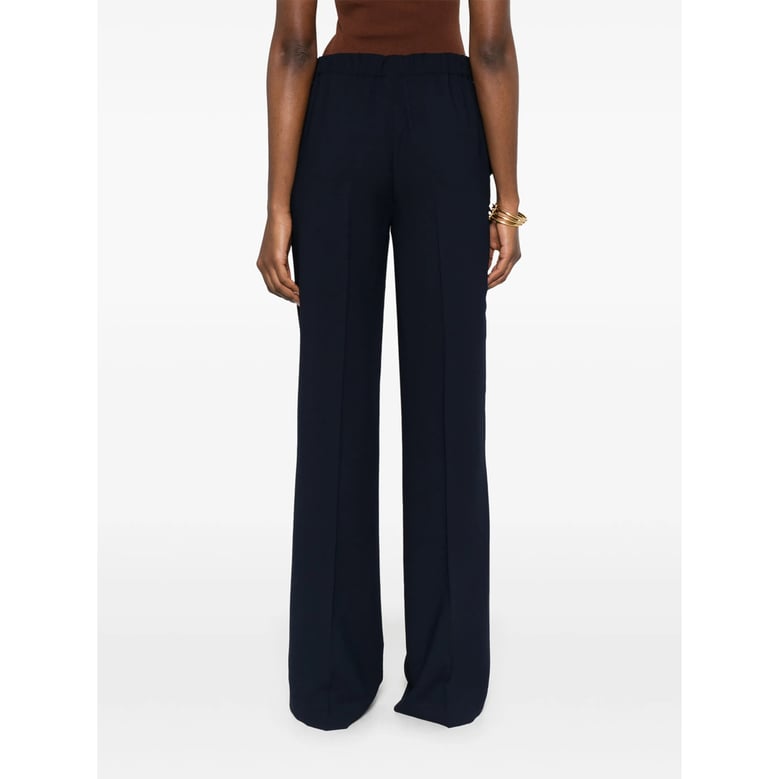 trousers blue polyester by Selfnex