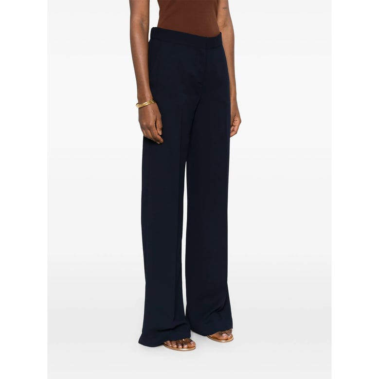 trousers blue polyester by Selfnex
