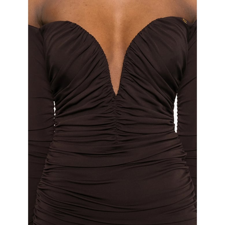 evening dress brown by Selfnex