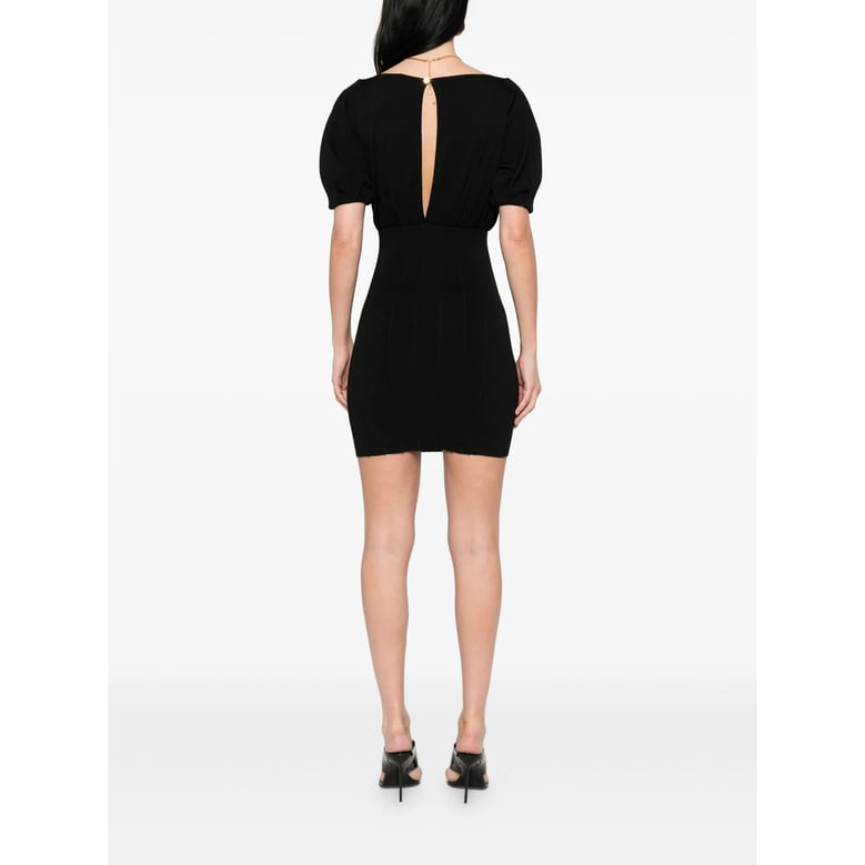 dress viscose-blend black by Selfnex