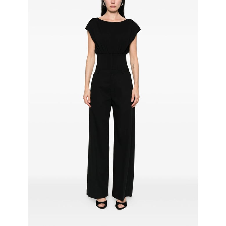 bodysuit ribbed black by Selfnex
