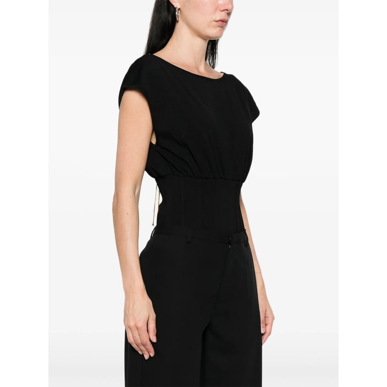 bodysuit ribbed black by Selfnex