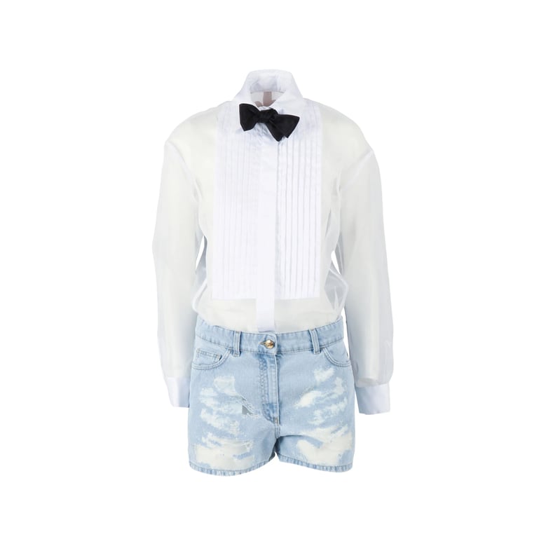 jumpsuit white/blue by Selfnex