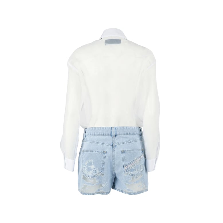 jumpsuit white/blue by Selfnex