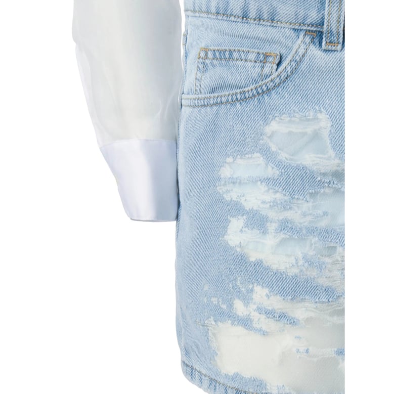 jumpsuit white/blue by Selfnex