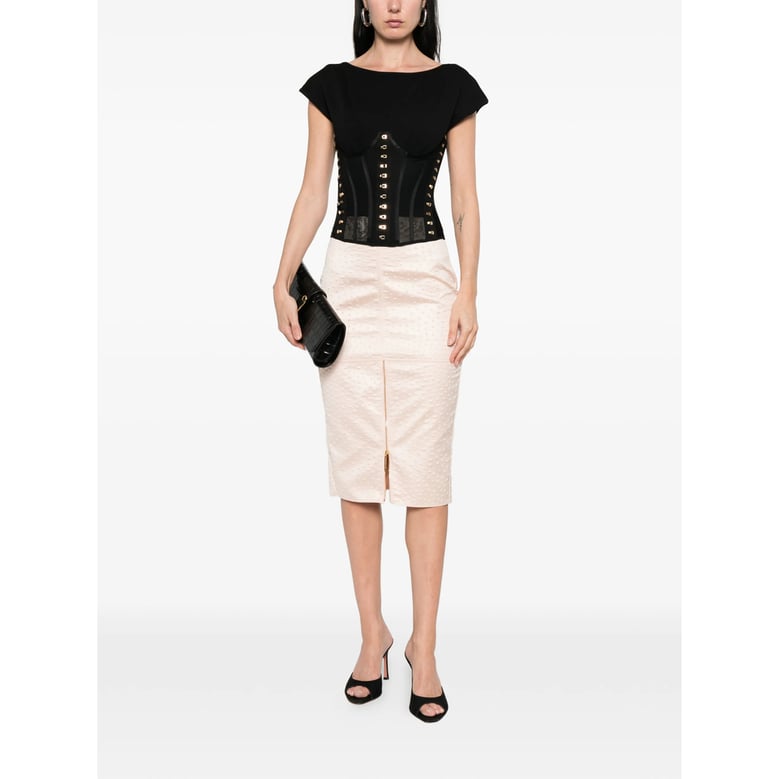 top square-neck black by Selfnex