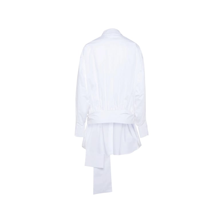 shirt white cotton by Selfnex