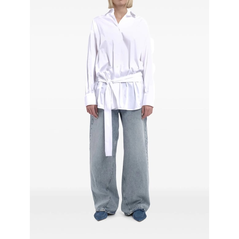shirt white cotton by Selfnex