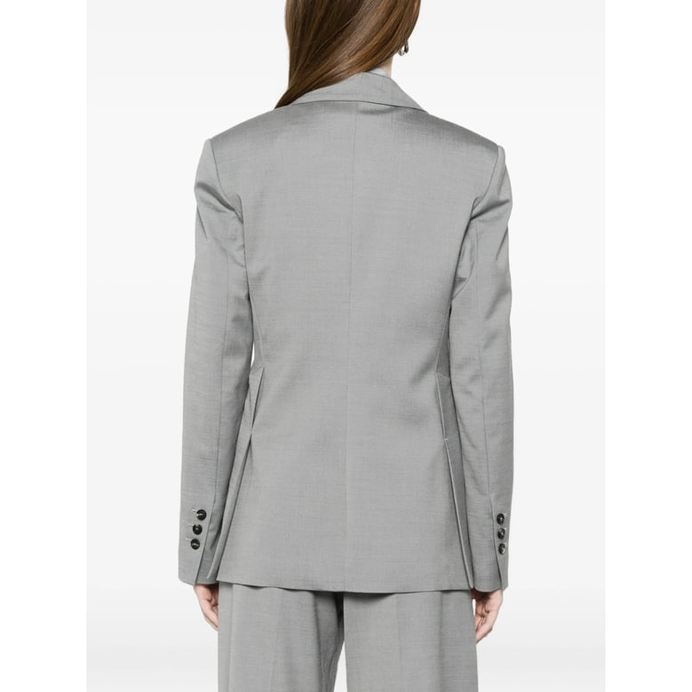 jacket double-breasted grey by Selfnex