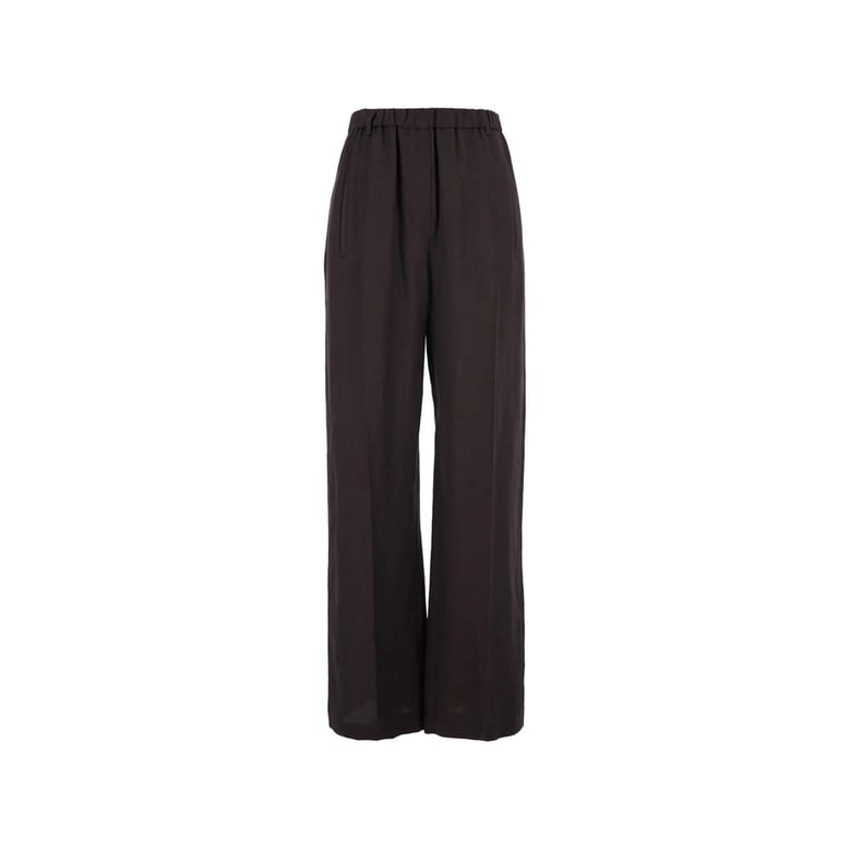 straight trousers brown by Selfnex