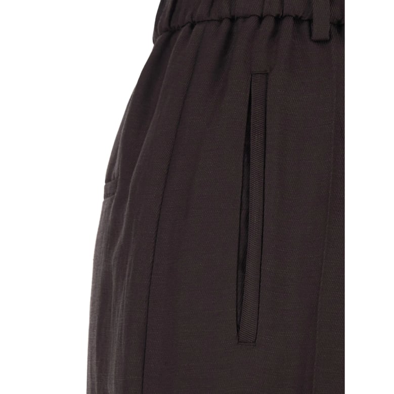 straight trousers brown by Selfnex