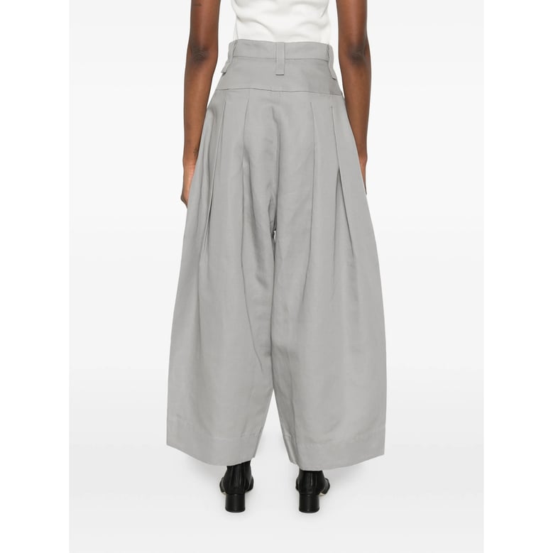 trousers in grey by Selfnex
